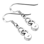 Abalone Celtic Knot Earrings - e392